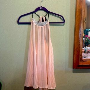 Beautiful peach color night one piece only no tags